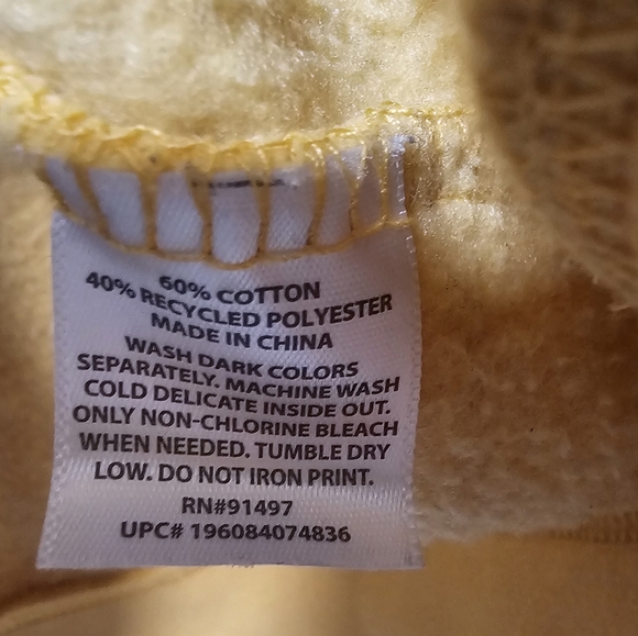 State of mine yellow sweatshirt - Picture 2 of 5